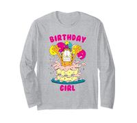 Garfield Birthday Girl Cake Manga Larga