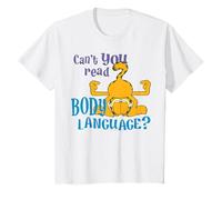 Garfield Casa Gato Lenguaje Corporal Comedia Meme Clásico Dibujos Animados Camiseta