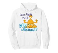 Garfield Casa Gato Lenguaje Corporal Comedia Meme Clásico Dibujos Animados Sudadera con Capucha