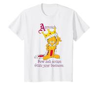Garfield Casa Gato Rey Gran Ego Comedia Meme Clásico De Dibujos Animados Camiseta