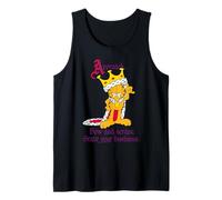 Garfield Casa Gato Rey Gran Ego Comedia Meme Dibujos Animados Clásico Camiseta sin Mangas
