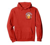 Garfield Chibi Kawaii Floral Too Cute To Care Left Chest Sudadera con Capucha