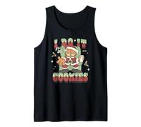 Garfield Christmas I Do It For The Cookies Holidays Portrait Camiseta sin Mangas