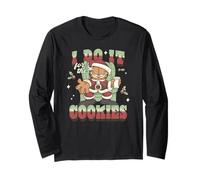 Garfield Christmas I Do It For The Cookies Holidays Portrait Manga Larga