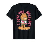 Garfield Christmas I Love The Holidays Big Chest Portrait Camiseta