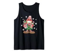 Garfield Christmas Presents Snowy Big Chest Portrait Camiseta sin Mangas