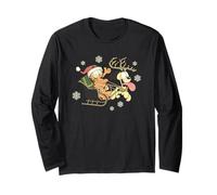 Garfield Christmas Reindeer Odie Jolly Sleigh Winter Fun Manga Larga