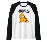 Garfield Classic Que tengas un Buen día Camiseta Manga Raglan