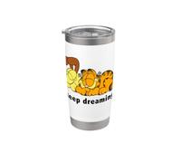 Garfield Classic Sigue soñando Vaso térmico de acero inoxidable de doble pared