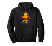 Garfield Cool Cat Pose Blue/Green/Red Sudadera con Capucha