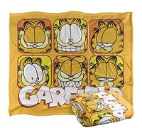 Garfield Faces Manta súper Suave con Tacto Sedoso - 152 x 127 cm