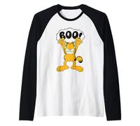 Garfield - Garras de Gato aterradoras para Halloween, Truco de golosinas Camiseta Manga Raglan