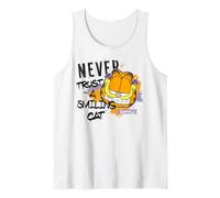 Garfield Gato Sonriente Amante Lasaña LOL Cheeky Classic Kitty Camiseta sin Mangas