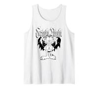 Garfield Halloween Fright Night Retro Vampire Garfield Camiseta sin Mangas