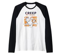 Garfield Halloween Witch Garfield Creep It Real Retro Camiseta Manga Raglan