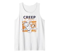Garfield Halloween Witch Garfield Creep It Real Retro Camiseta sin Mangas