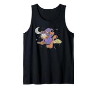 Garfield Halloween Witch Garfield Flying On Broom Retro Camiseta sin Mangas