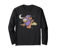 Garfield Halloween Witch Garfield Flying On Broom Retro Manga Larga