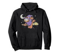 Garfield Halloween Witch Garfield Flying On Broom Retro Sudadera con Capucha