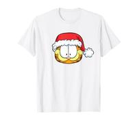 Garfield Happy Merry Christmas Santa Hat Camiseta