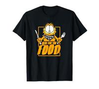 Garfield Here For The Food Classic - Figura decorativa (tamaño grande) Camiseta