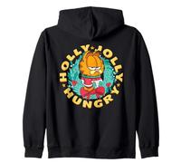 Garfield Holly Jolly Hungry Christmas Wreath Sudadera con Capucha