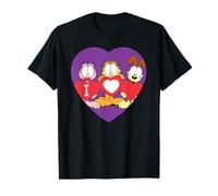 Garfield I Heart Arlene, Garfield, and Odie Valentine's Day Camiseta