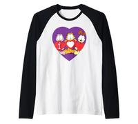 Garfield I Heart Arlene, Garfield, and Odie Valentine's Day Camiseta Manga Raglan