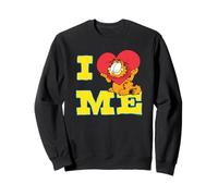 Garfield I Heart Me Funny Block Letters Love Cat Cartoon Sudadera