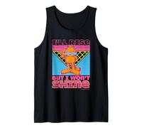 Garfield - I'll Rise But I Won't Shine Cool Gato Camiseta sin Mangas