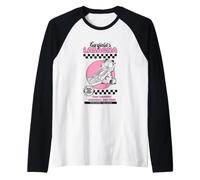 Garfield Lasagna Fast Delivery Brooklyn New York Camiseta Manga Raglan