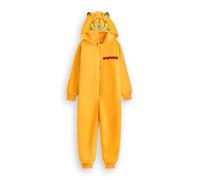 Garfield Mono para Adultos | Pijama Entero en Naranja para Hombres y Mujeres | Mono de Dormir con Cremallera, Capucha y Cola 3D | Traje de una Pieza de Gato de Dibujos Animados Ropa de Estar