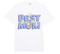 Garfield Mother's Day Best Mom Flowers Comfort Colors Adult Heavyweight T-Shirt