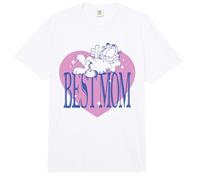 Garfield Mother's Day Best Mom Heart Comfort Colors Adult Heavyweight T-Shirt