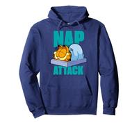 Garfield Nap Time Sleepy Cansado Cat 80s 90s Dibujos Animados Clásico Sudadera con Capucha