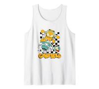Garfield & Odie Skate Park Turbo Retro Camiseta sin Mangas