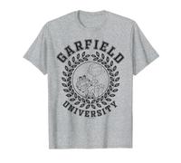 Garfield Pose Varsity School Campeón del Equipo de Baloncesto Retro Camiseta
