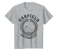 Garfield Pose Varsity School Campeón del Equipo de Baloncesto Retro Camiseta