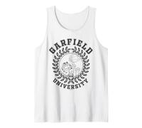 Garfield Pose Varsity School Campeón del Equipo de Baloncesto Retro Camiseta sin Mangas