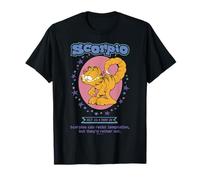 Garfield Scorpio Zodiac Sign Horoscope Humor Camiseta