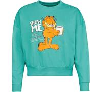 Garfield Show Me The Coffee Mujer Sudadera Turquesa XL