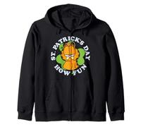 Garfield St. Patrick's Day How Fun Unimpressed Mood Portrait Sudadera con Capucha