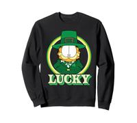 Garfield St. Patrick's Day Lucky Leprechaun Suit Portrait Sudadera