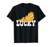 Garfield St. Patrick's Day Relax and Feeling Lucky Portrait Camiseta