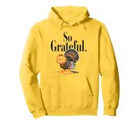 Garfield Thanksgiving So Grateful Turkey Garfield Retro Sudadera con Capucha
