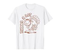 Garfield Thanksgiving Thanks A Lot Turkey Garfield Retro Camiseta