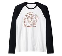 Garfield Thanksgiving Thanks A Lot Turkey Garfield Retro Camiseta Manga Raglan