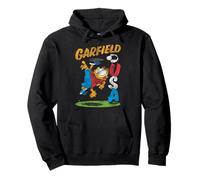 Garfield USA Soccer Cute Vintage Sports Cat Cartoon Sudadera con Capucha