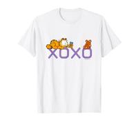Garfield Valentine's Day and His Teddy Bear Camiseta