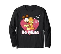 Garfield Valentine's Day Be Mine Cute Heart Shaped Portrait Manga Larga
